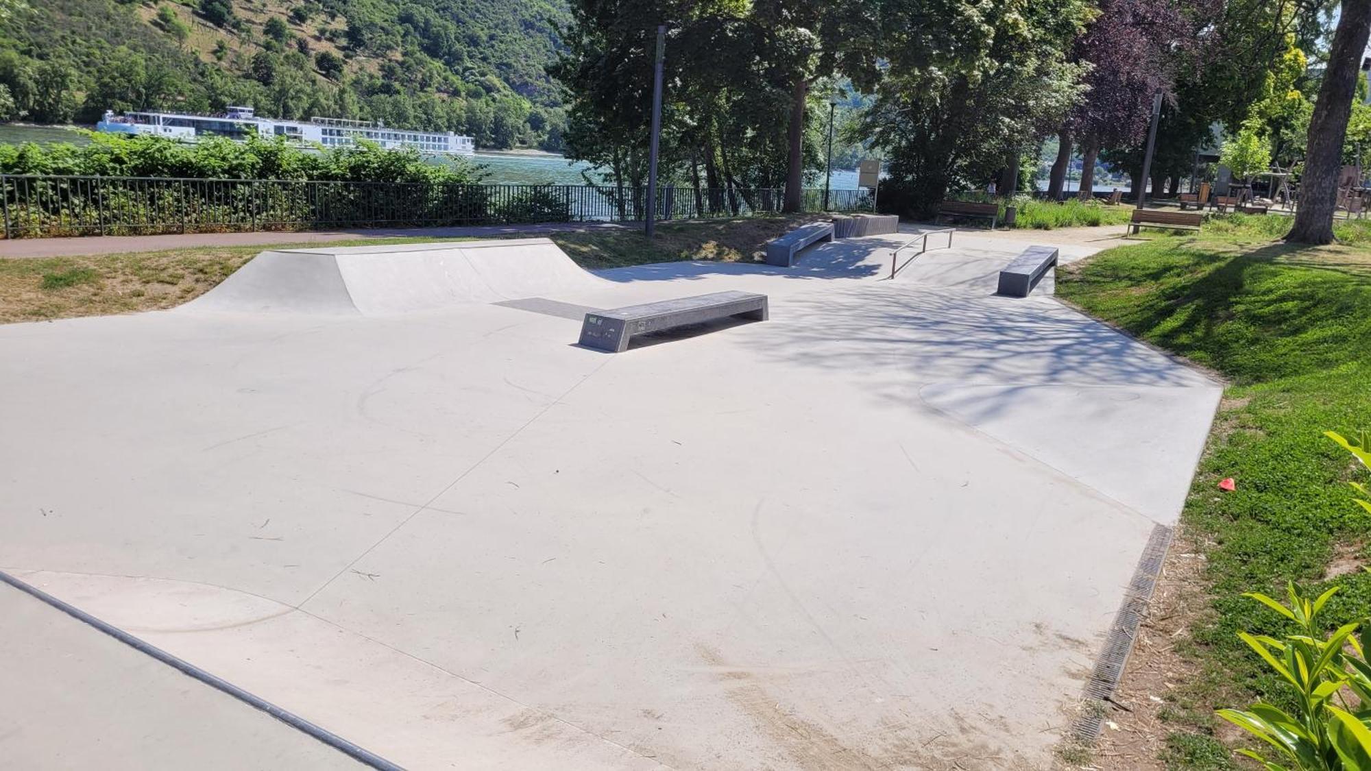 Urlaub Am Rhein, Ferienwohnung Mit Garten Boppard Esterno foto