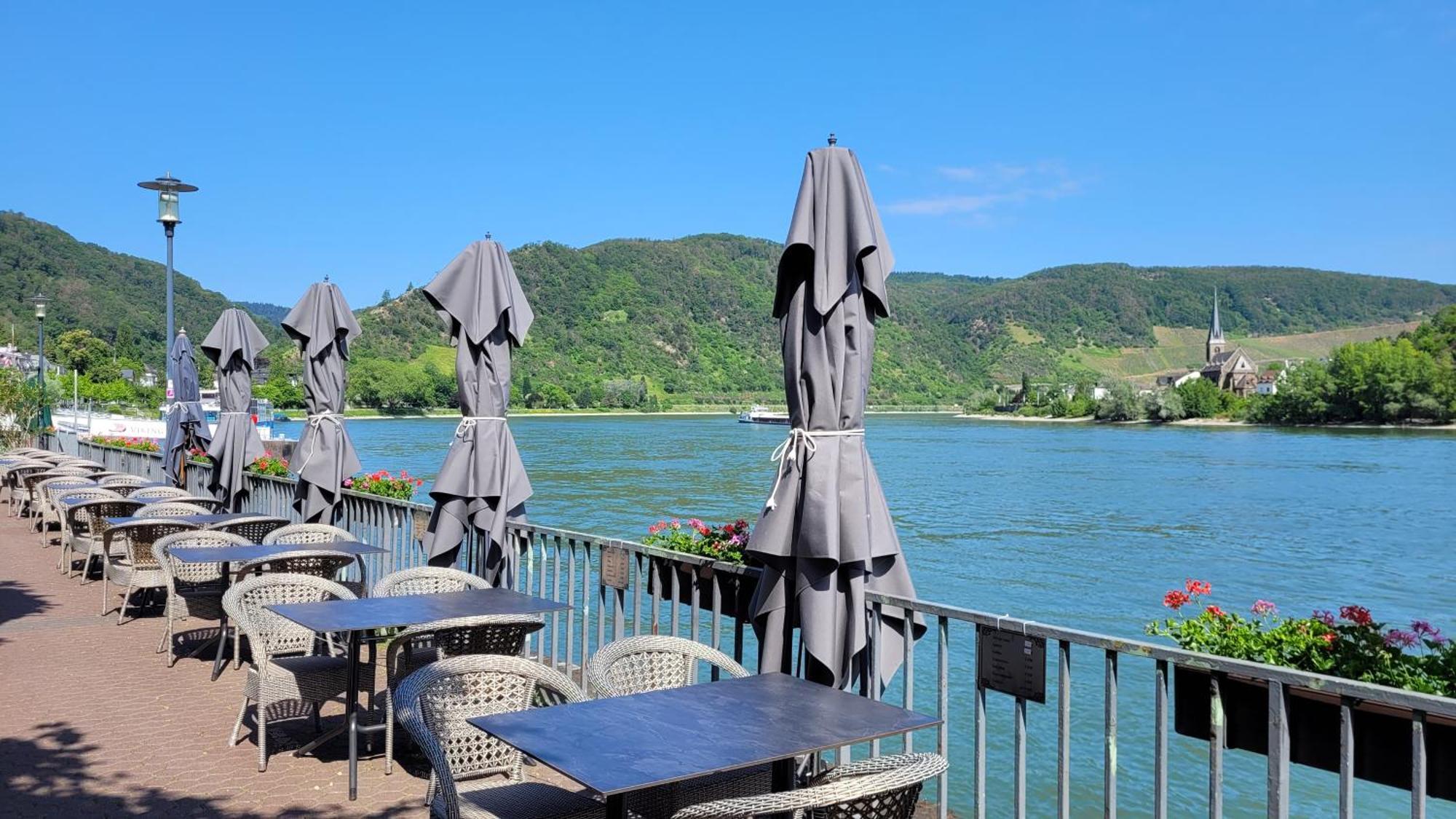 Urlaub Am Rhein, Ferienwohnung Mit Garten Boppard Esterno foto